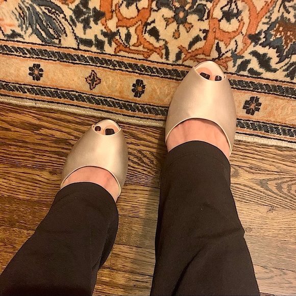 FINAL REDUCTION ‼️ New 🤍 La Perla Zanotti Peep Toe Mule 9 - Picture 3 of 15